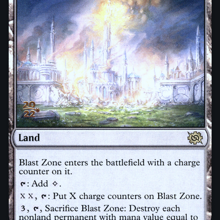 Blast Zone [The Brothers' War Promos] Prerelease Foil