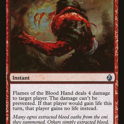 Flames of the Blood Hand [Premium Deck Series: Fire and Lightning] Foil
