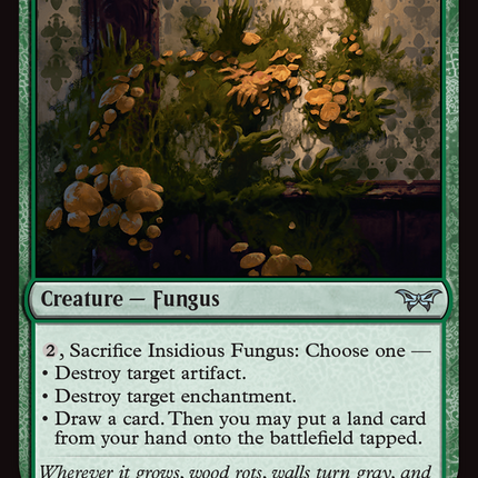 Insidious Fungus [Duskmourn: House of Horror] Foil