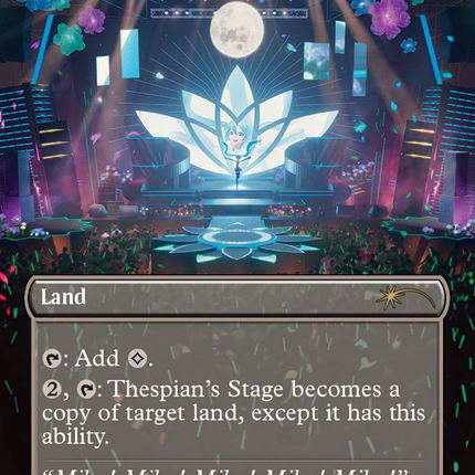 Thespian's Stage (Borderless) [Secret Lair Drop]