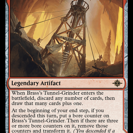 Brass's Tunnel-Grinder // Tecutlan, the Searing Rift [The Lost Caverns of Ixalan]