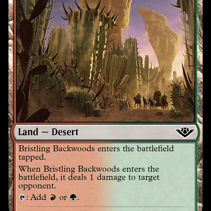 Bristling Backwoods [Outlaws of Thunder Junction] Foil