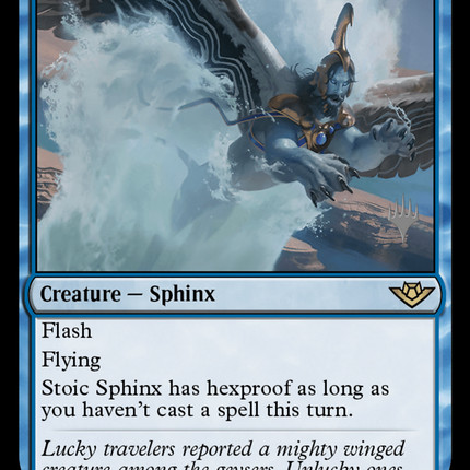 Stoic Sphinx [Outlaws of Thunder Junction Promos]