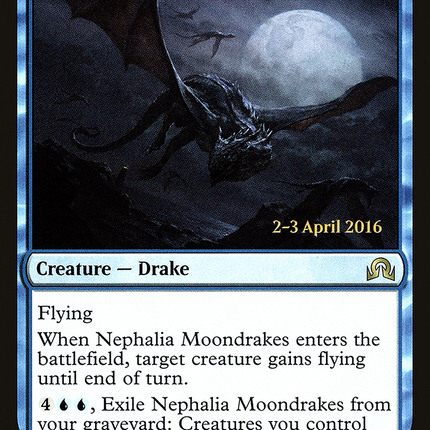 Nephalia Moondrakes [Shadows over Innistrad Promos] Prerelease Foil