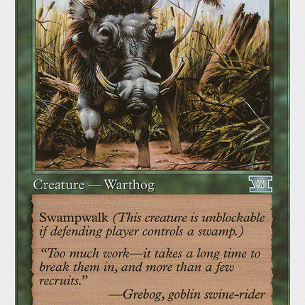 Warthog [Classic Sixth Edition]