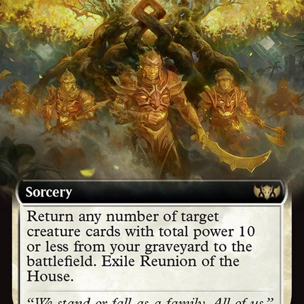 Reunion of the House (Extended Art) [Commander: Tarkir: Dragonstorm]