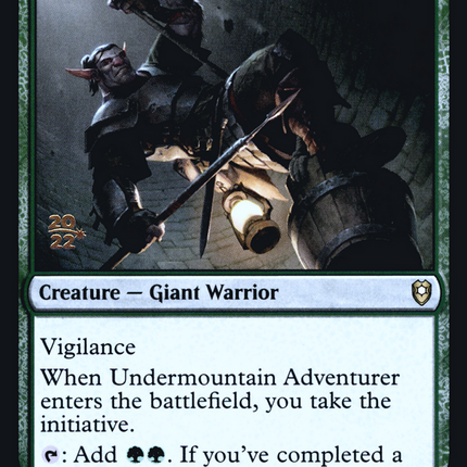 Undermountain Adventurer [Battle for Baldur's Gate Promos] Prerelease Foil