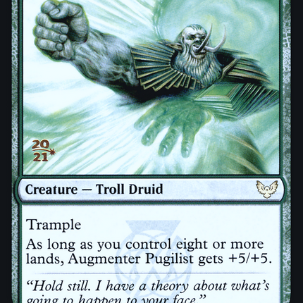 Augmenter Pugilist // Echoing Equation [Strixhaven: School of Mages Promos] Prerelease Foil