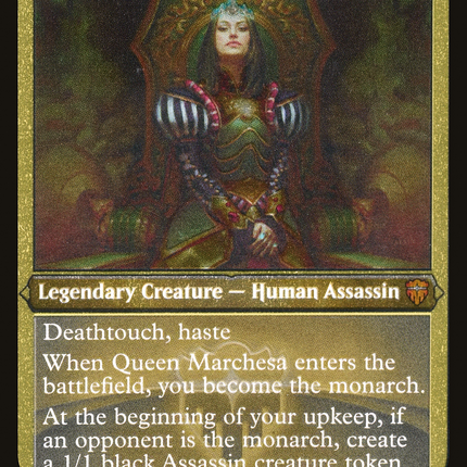 Queen Marchesa [Commander Legends] Etched Foil