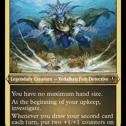 Morska, Undersea Sleuth [Murders at Karlov Manor Commander] Etched Foil
