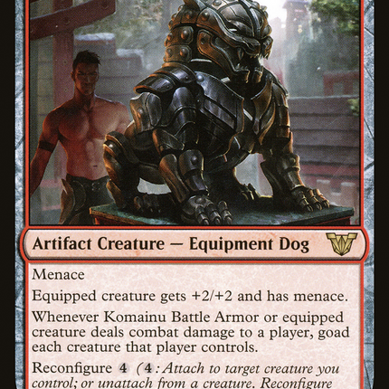 Komainu Battle Armor [Neon Dynasty Commander]