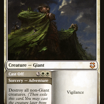 Realm-Cloaked Giant // Cast Off [Forgotten Realms Commander]
