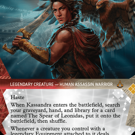 Kassandra, Eagle Bearer (Showcase) (Borderless) [Assassin's Creed]