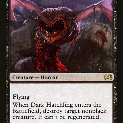 Dark Hatchling [Planechase 2012] Foil