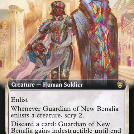 Guardian of New Benalia (Extended Art) [Dominaria United]