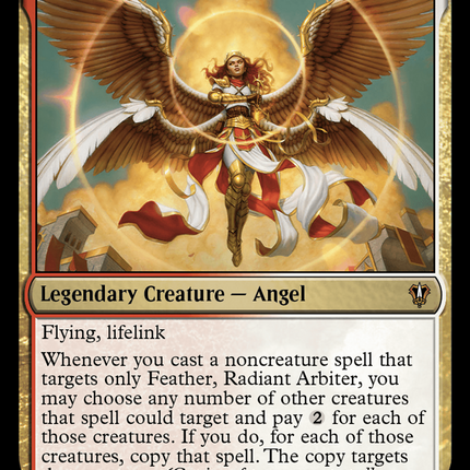 Feather, Radiant Arbiter [Murders at Karlov Manor Commander] Foil