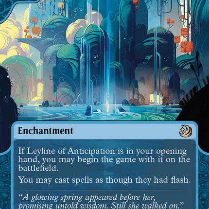 Leyline of Anticipation (Showcase) (Borderless) [Wilds of Eldraine: Enchanting Tales]