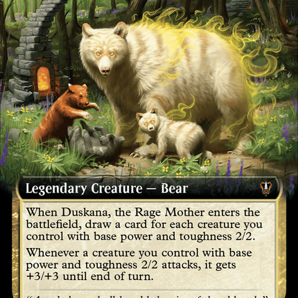 Duskana, the Rage Mother (Extended Art) [Murders at Karlov Manor Commander] Foil