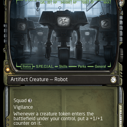 Securitron Squadron (Showcase) [Fallout] Surge Foil