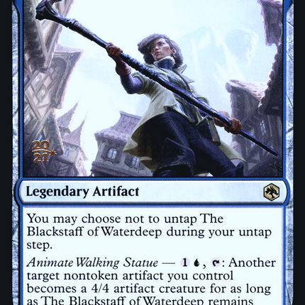 The Blackstaff of Waterdeep [Adventures in the Forgotten Realms Promos] Prerelease Foil