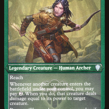 Halana, Kessig Ranger [Commander Legends] Etched Foil