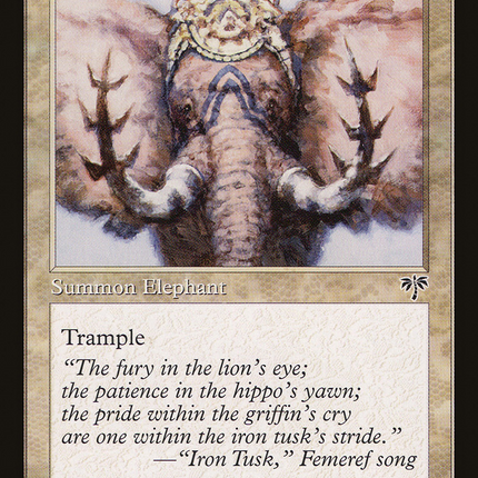 Iron Tusk Elephant [Mirage]
