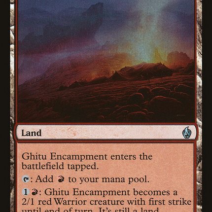Ghitu Encampment [Premium Deck Series: Fire and Lightning] Foil