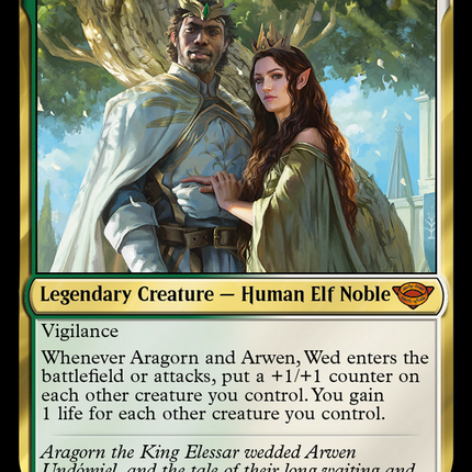 Aragorn and Arwen, Wed [The Lord of the Rings: Tales of Middle-earth] Foil