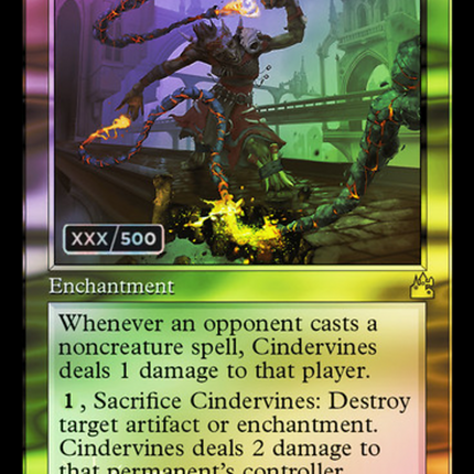 Cindervines (Retro) [Ravnica Remastered] Serialized Foil