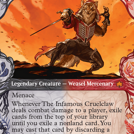 The Infamous Cruelclaw (Showcase) [Bloomburrow] Foil