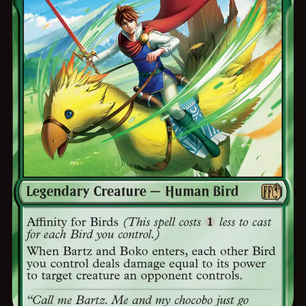 Bartz and Boko [FINAL FANTASY] Foil