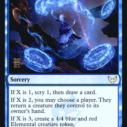 Multiple Choice [Strixhaven: School of Mages Promos] Prerelease Foil
