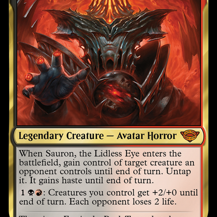 Sauron, the Lidless Eye [The Lord of the Rings: Tales of Middle-earth] Foil