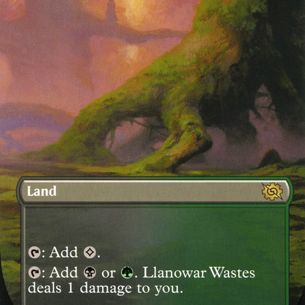 Llanowar Wastes (Borderless) [The Brothers' War]