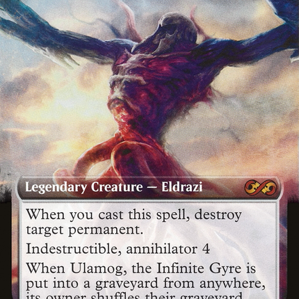 Ulamog, the Infinite Gyre (Extended Art) [Ultimate Box Topper] Foil