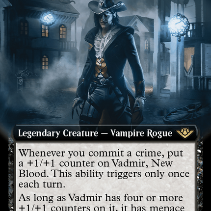 Vadmir, New Blood (Extended Art) [Outlaws of Thunder Junction] Foil