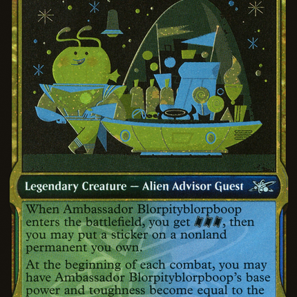 Ambassador Blorpityblorpboop (Showcase) [Unfinity] Galaxy Foil