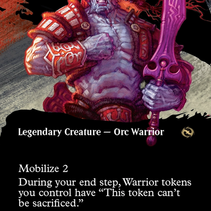 Zurgo, Thunder's Decree (Borderless) [Tarkir: Dragonstorm] Foil