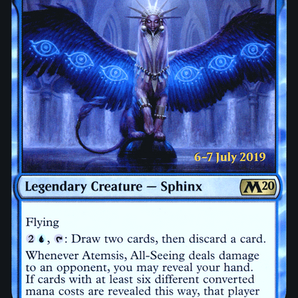 Atemsis, All-Seeing [Core Set 2020 Promos] Prerelease Foil