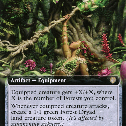 Staff of Titania (Extended Art) [The Brothers' War Commander]