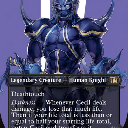 Cecil, Dark Knight // Cecil, Redeemed Paladin (Borderless) [FINAL FANTASY] Foil