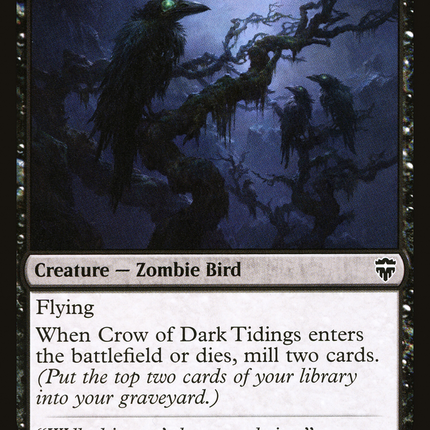 Crow of Dark Tidings [Commander Legends]