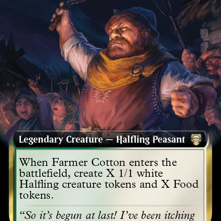 Farmer Cotton (Extended Art) [Tales of Middle-earth Commander] Foil