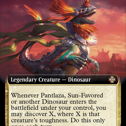 Pantlaza, Sun-Favored (Extended Art) [The Lost Caverns of Ixalan Commander] Foil
