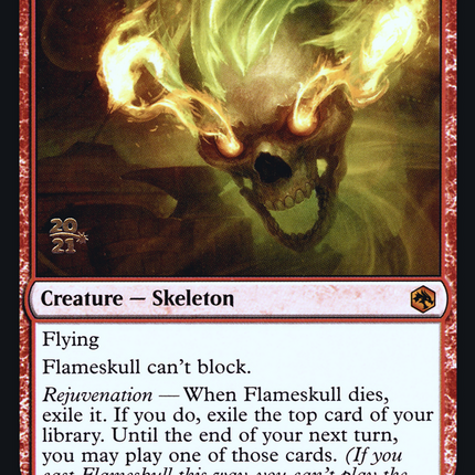 Flameskull [Adventures in the Forgotten Realms Promos] Prerelease Foil