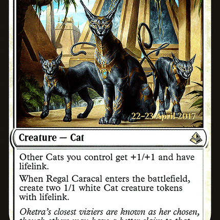 Regal Caracal [Amonkhet Promos] Prerelease Foil