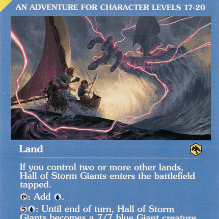 Hall of Storm Giants (Showcase) [Adventures in the Forgotten Realms]