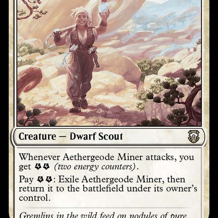 Aethergeode Miner [Modern Horizons 3 Commander] Foil