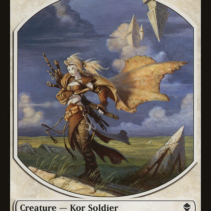Kor Soldier [Zendikar Tokens]