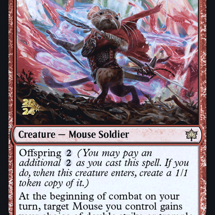 Manifold Mouse [Bloomburrow Promos] Prerelease Foil